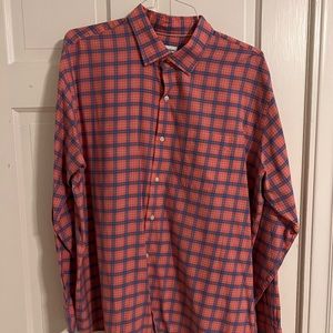 Peter Millar Men’s Button Down Shirt Sz XL Plaid